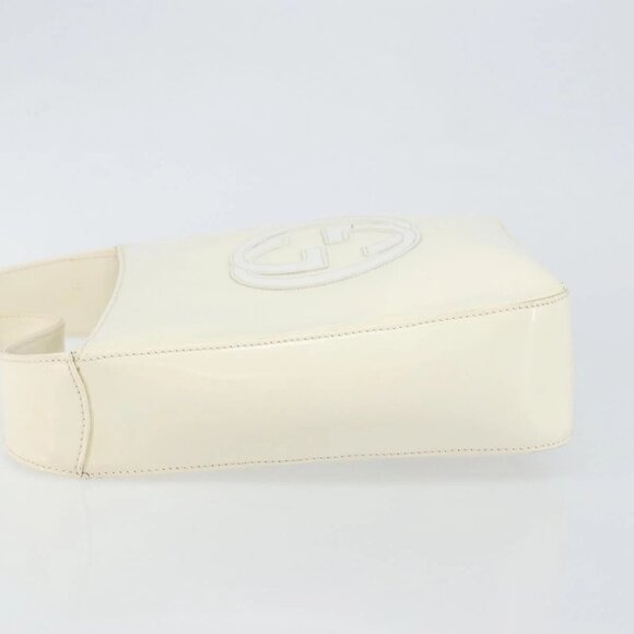 GUCCI Soho Shoulder Bag Enamel White Auth ep11364 - Picture 5 of 14